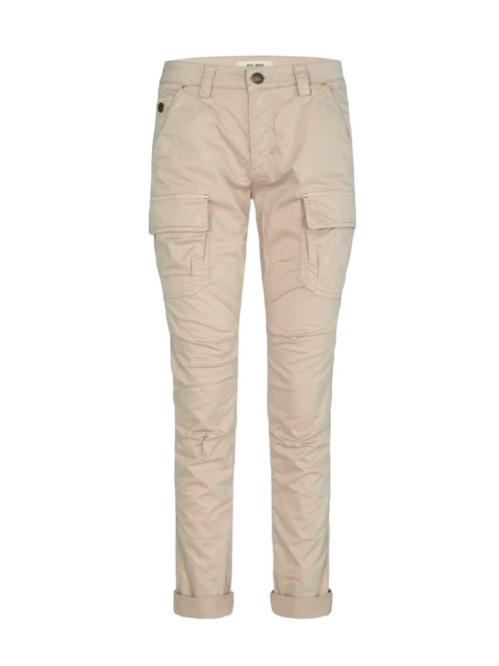 Beige Cargo Women’s Jeans - Classic Casual Style